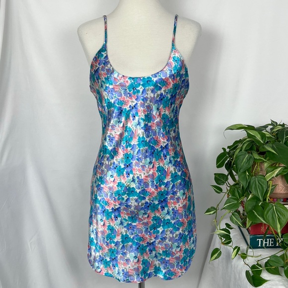 Vintage Floral Slip Dress - Picture 1 of 5